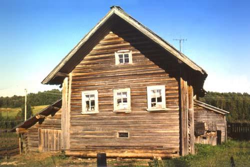 Деревня Лукинская. Вепсский дом