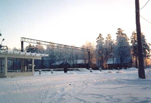 Городской поселок Лебяжье. Ж.д. станция