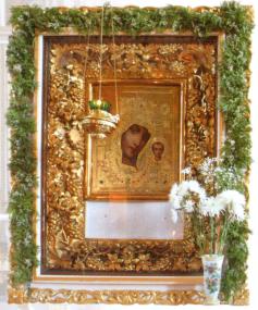 Церковь Казанской иконы Божией Матери в городе Луге. Икона Казанской Божией Матери
