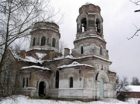 Церковь Вознесения Господня в деревне Самро