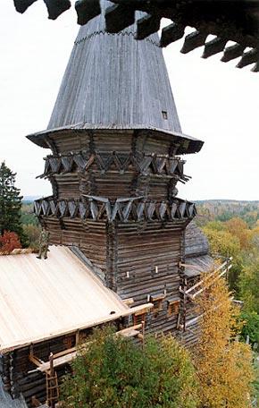 Церковь Рождества Пресвятой Богородицы в деревне Гимрека. Фрагмент