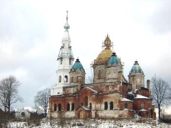 Церковь Рождества Христова в деревне Старополье (арх. И.Б. Слупский, 1878-88)