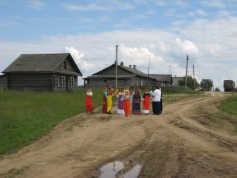 Вепсская деревня в наши дни, д. Вонозеро