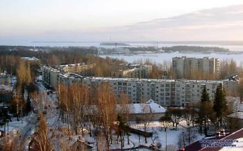 Приморск с высоты птичьего полета