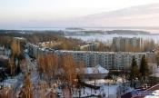 Приморск с высоты птичьего полета