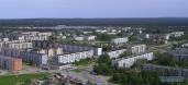 Город Приозерск с высоты птичьего полета