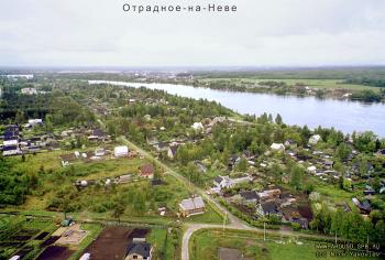 Город Отрадное с высоты птичьего полета