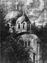 Церковь иконы Казанской Божией Матери  в Луге. Акварель И.Н.Кудрявцева. 1930