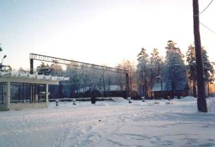 Городской поселок Лебяжье. Ж.д. станция